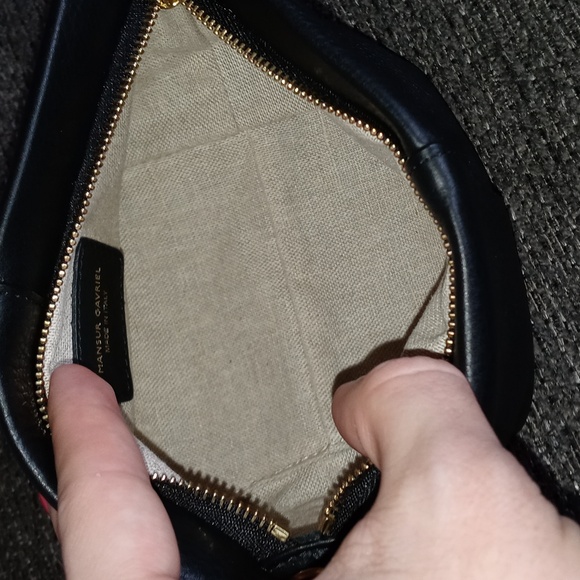 🆕️ 🖤Mansur Gavriel🖤 - Black Tulipano Compact Crossbody Bag - Picture 9 of 11